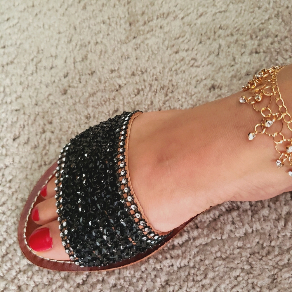 Leather handmade women sandals